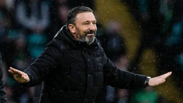 Derek McInnes at Celtic Park