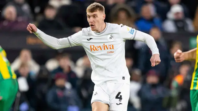 Jay Fulton scoring against West Bromwich Albion in the Championship