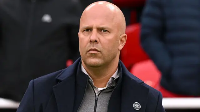 Liverpool manager Arne Slot