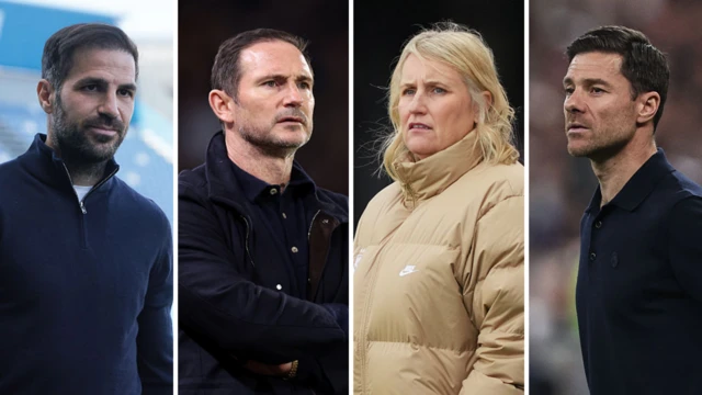 Cesc Fabregas, Frank Lampard, Emma Hayes and Xabi Alonso