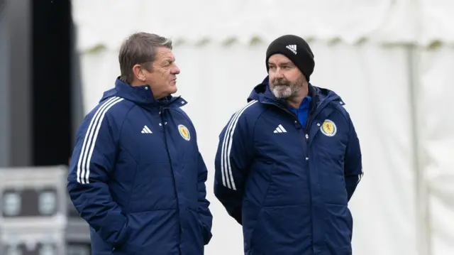 John Carver and Steve Clarke 