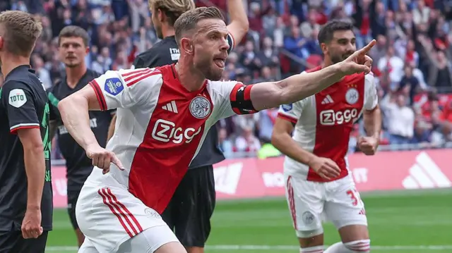 Jordan Henderson of AFC Ajax