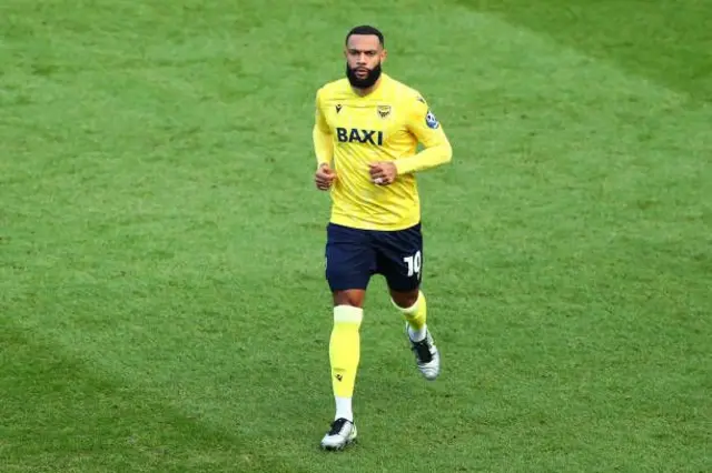 Matt Phillips in action for Oxford United
