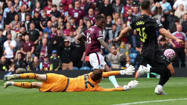 Jaidon Anthony scores for Burnley