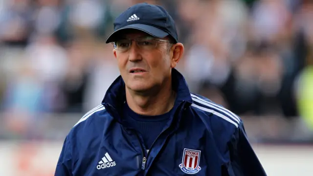 Former Stoke City manager Tony Pulis.