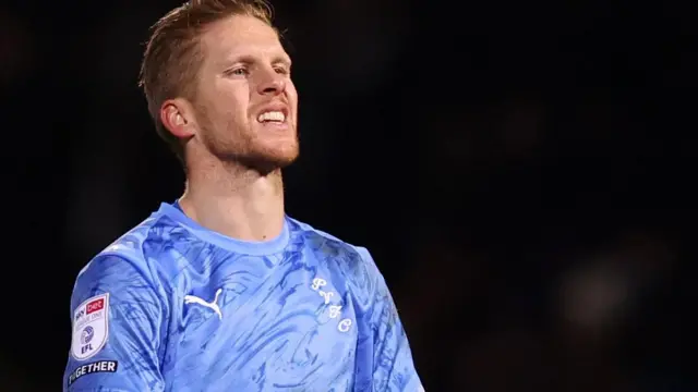 Ben Amos after a League One game for Port Vale