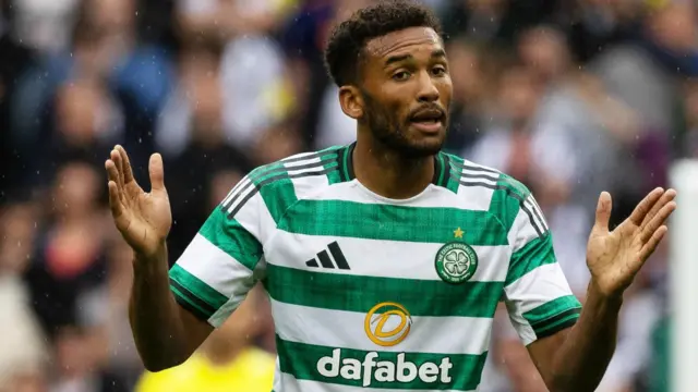 Celtic's Auston Trusty during an Adidas Cup friendly match between Celtic and Newcastle United at Celtic Park