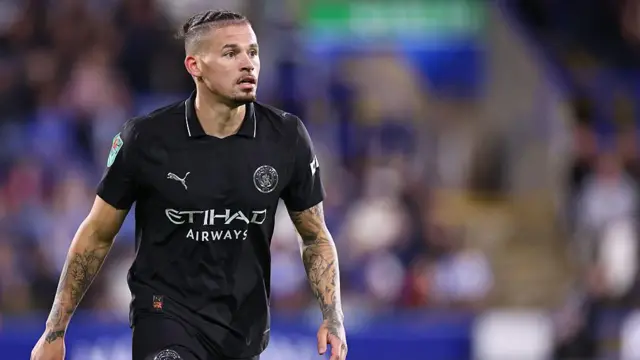 Kalvin Phillips of Manchester City looks on