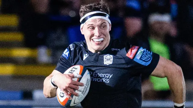 Warriors' Rory Darge in action during a BKT United Rugby Championship match between Glasgow Warriors and Zebre Parma at Scotstoun Stadium
