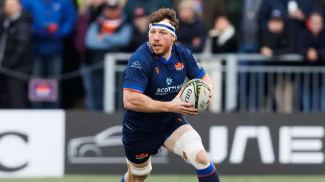 Hamish Watson in action for Edinburgh