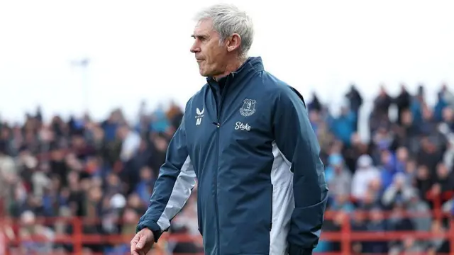 Alan Irvine, Assistant Coach of Everton looks on during the pre-season friendly match between Accrington Stanley and Everton