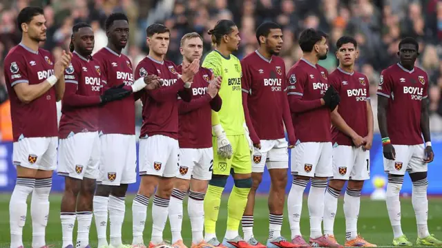 West Ham United players