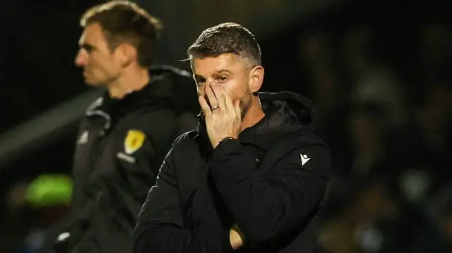 St Mirren manager Stephen Robinson