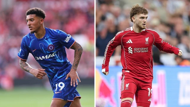 Jadon Sancho and Harvey Elliott