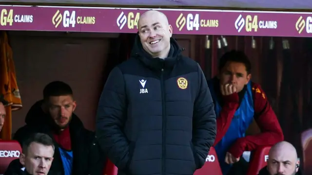 Motherwell manager Jens Berthel Askou