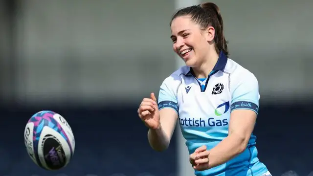 Scotland fly-half Hannah Ramsay