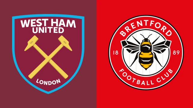 West Ham v Brentford graphic