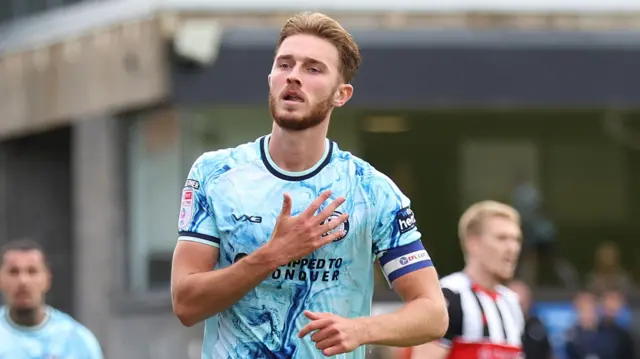Newport County captain Matt Baker