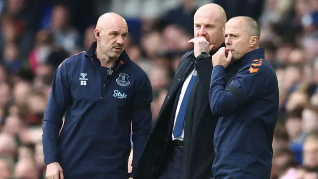 Steve Stone, Sean Dyche, and Ian Woan 