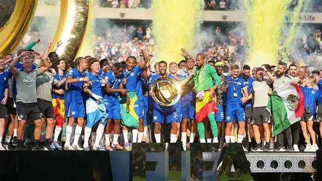 Chelsea lift Club World Cup trophy