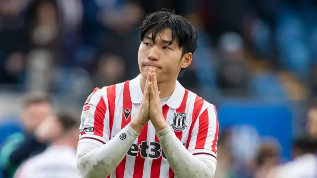 Stoke City's Bae Junho.