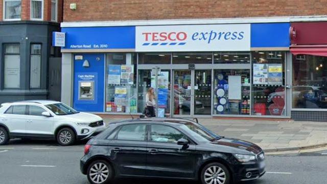 External view of Tesco Express store