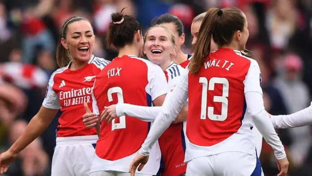 Arsenal celebrate