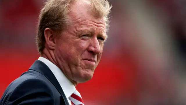 Steve McClaren stands on the touchline