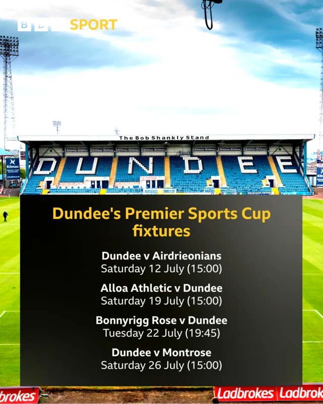 Dundee fixtures