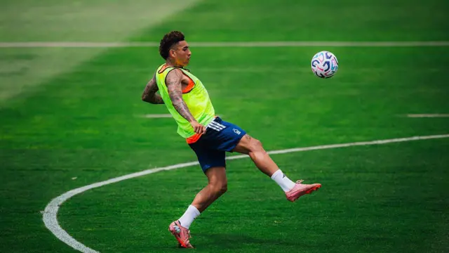 Igor Jesus of Nottingham Forest during training at the Algarve Training Centre