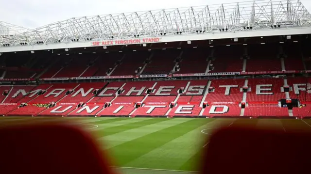 General view inside Old Trafford