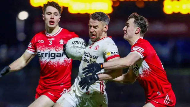 Mattie Donnelly with Eoin McEvoy and Diarmuid Baker