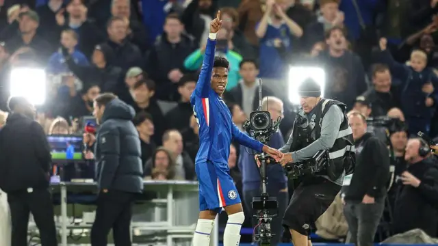 Winning goal-scorer Estêvão of Chelsea