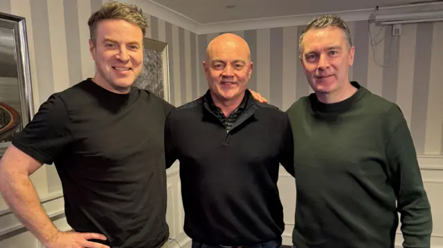 Thomas Niblock, Anthony Daly and Oisin McConville 