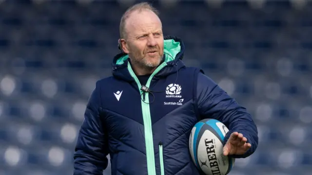 Bryan Easson in Scotland training