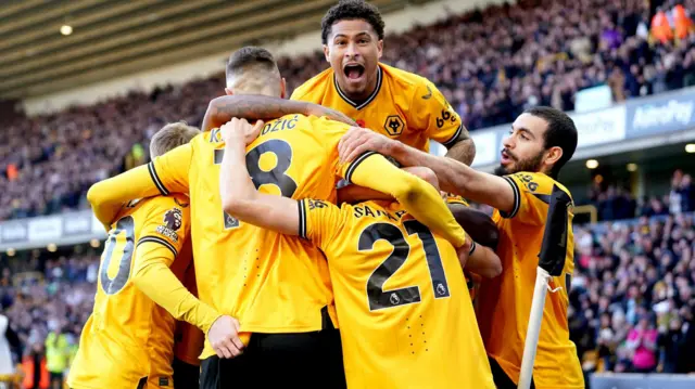 Wolves celebrate