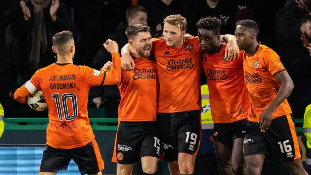 Dundee United celebrate