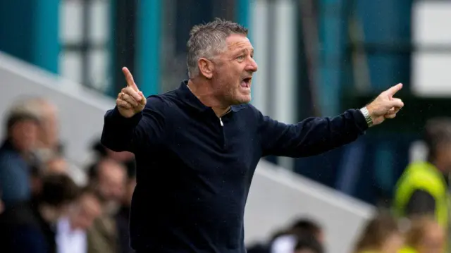 DINGWALL, SCOTLAND - SEPTEMBER 14: Dundee manager Tony Docherty during a William Hill Premiership match between Ross County and Dundee at the Global Energy Stadium, on September 14, 2024, in Dingwall, Scotland. (Photo by Paul Devlin / SNS Group)