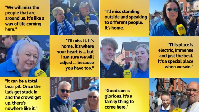 Selection of fan quotes