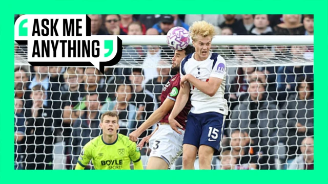 Ask Me Anything banner - West Ham United's Max Kilman and Tottenham Hotspur's Lucas Bergvall