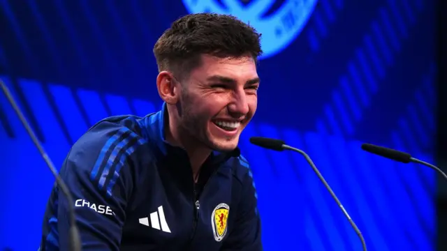 Scotland midfielder Billy Gilmour