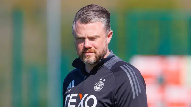 Aberdeen manager Jimmy Thelin