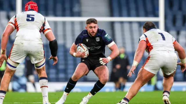 Glasgow's Ollie Smith impressed in the first-leg win at Hampden