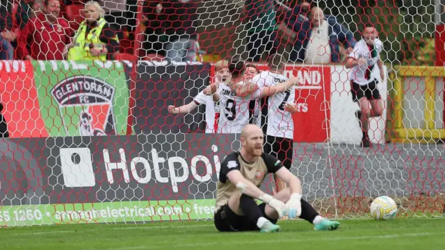 McGinn's late deflected effort left Ports keeper McCarey with no chance