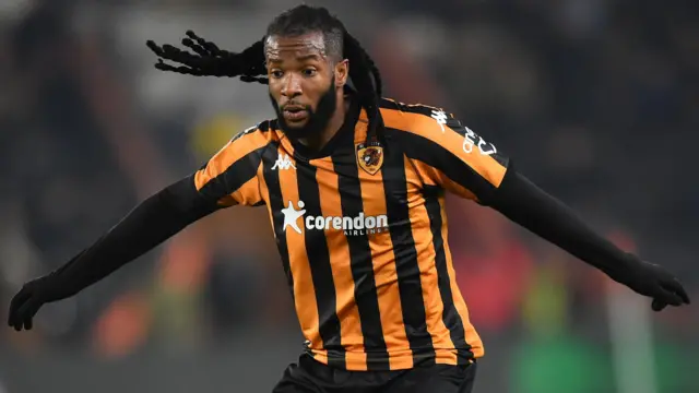 Kasey Palmer in action for Hull City