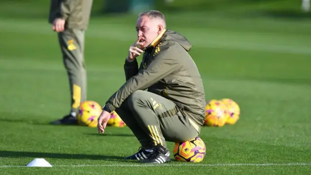 Leicester City Manager Steve Cooper during the Leicester City Training session at Seagrave Training Complex on November 13, 2024