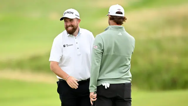 Shane Lowry and Rasmus Hojgaard