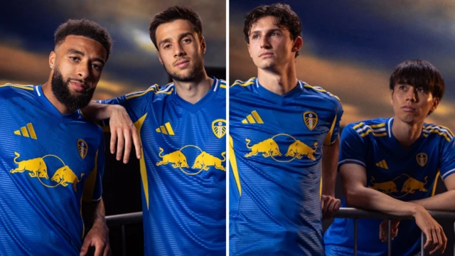 Leeds away kit launch