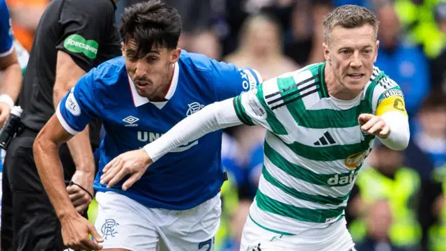 Bojan Miovski and Callum McGregor