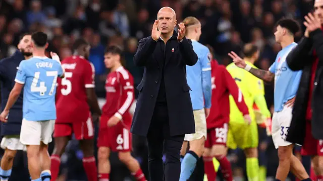 Liverpool head coach Arne Slot